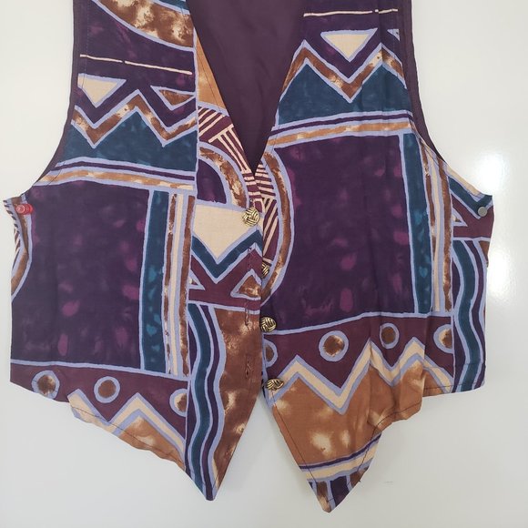 90s Vintage Brittany Nicole women's vest L - Picture 5 of 5